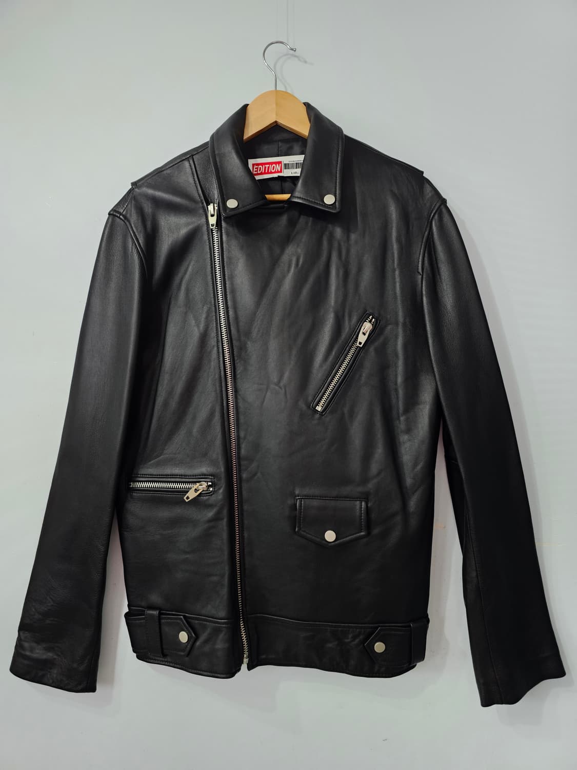 랩 에디션 양가죽 라이더 자켓 105 상품이미지3