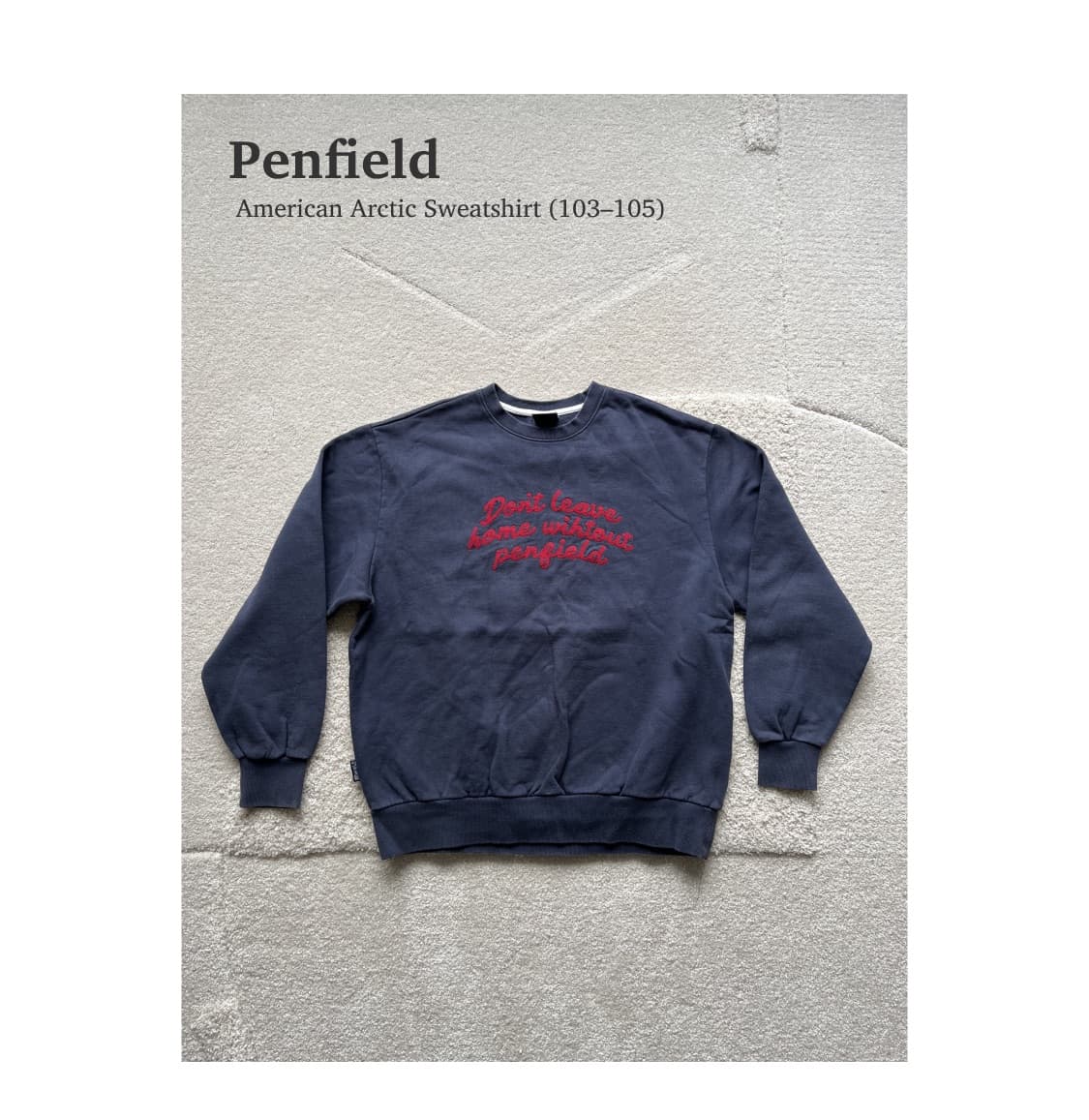 펜필드 American Arctic Sweatshirt (103–105) 상품이미지1