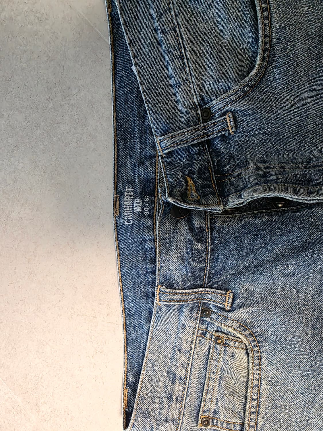 Carhartt Klondike 칼하트 클론다이크 데님 팬츠 상품이미지1