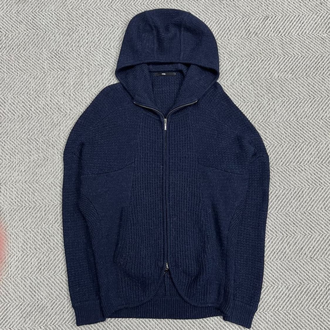 시스템 투웨이 울 니트집업 v0854 상품이미지1