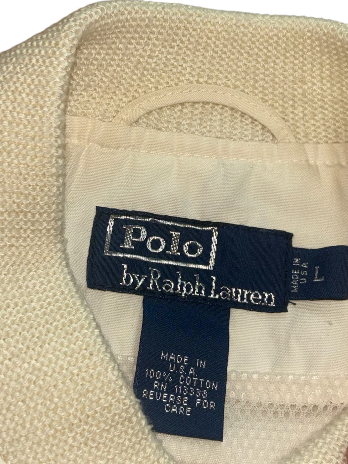 폴로 랄프로렌 아이보리 바라쿠다 블루종 상품이미지9