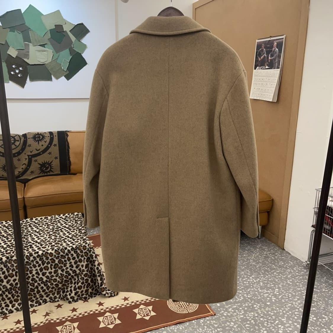 앤더슨벨 모던시크 캐주얼 오버핏 울 코트 M C08878 상품이미지4