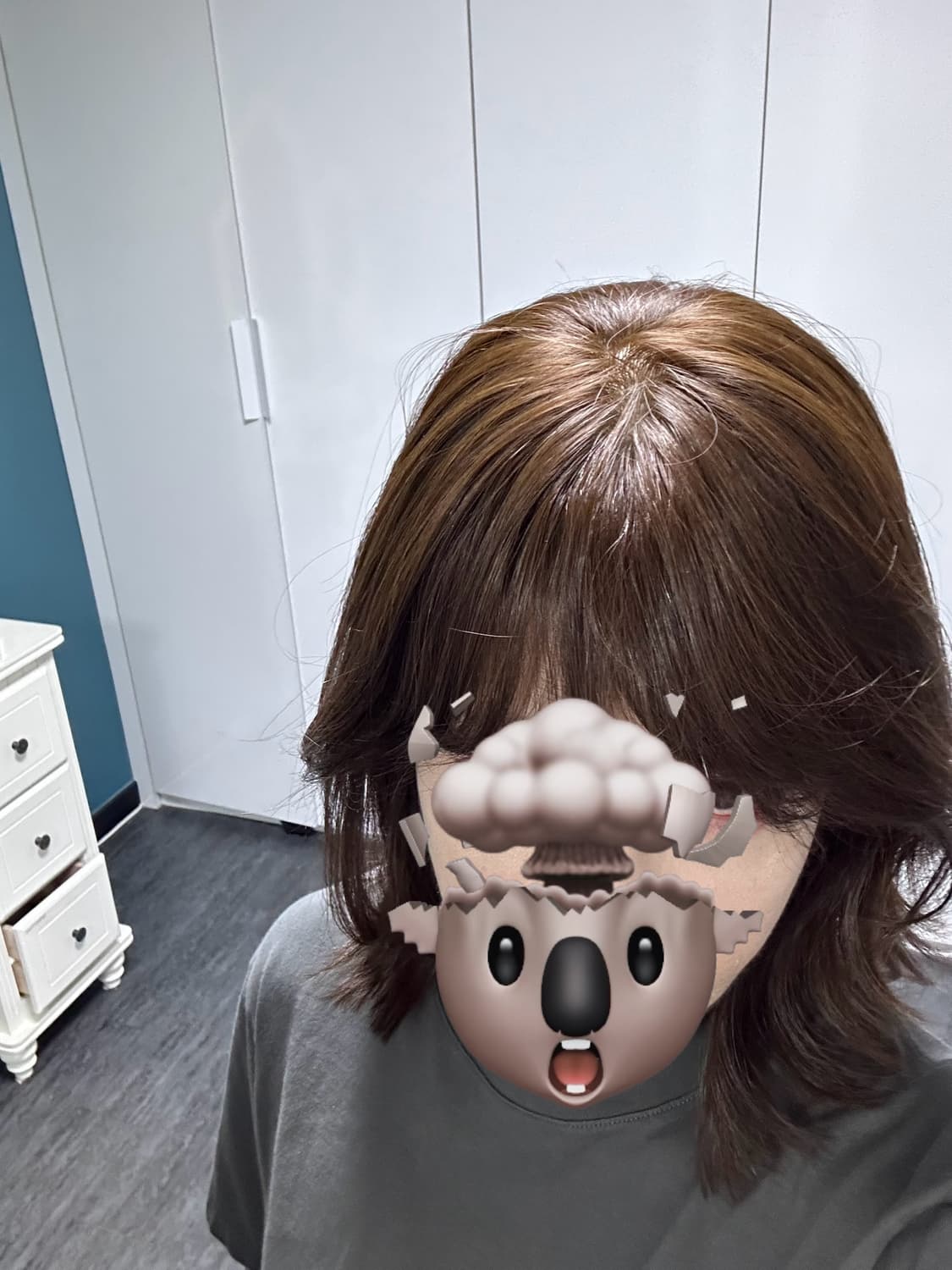 중단발 레이어드컷 인모 가발(박승철 스튜디오) 상품이미지3