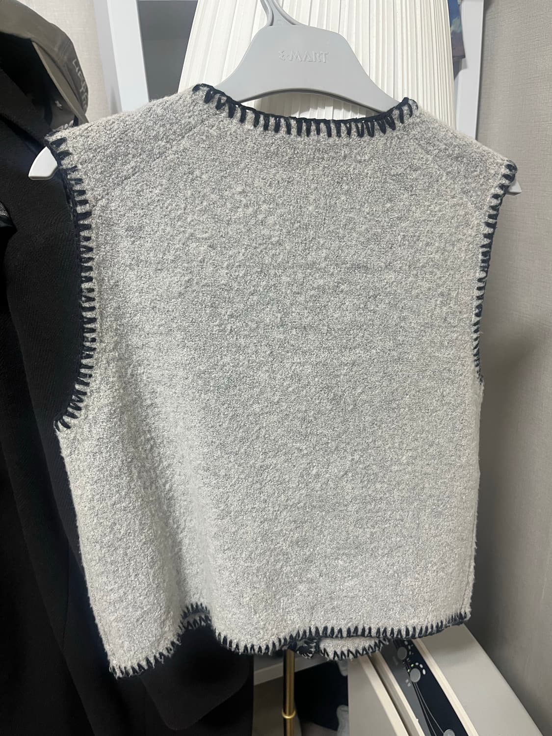 엔오르 자카드 울 니트베스트 상품이미지4