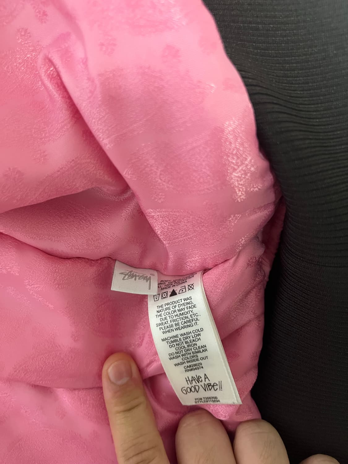 스투시 다이드 나일론 봄버 M 상품이미지7