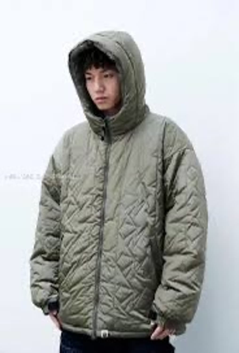 Bape 베이프 23FW 베이프스타 퀄팅 다운 후드 자켓 브라운 XL 상품이미지10