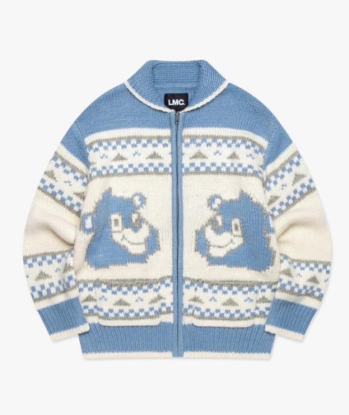 LMC 니트 코위찬 집업 1사이즈 상품이미지2