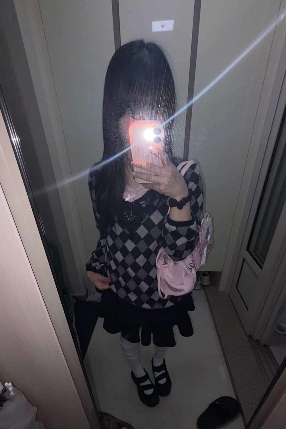 엑시즈팜 아가일니트 코디 세트 상품이미지1