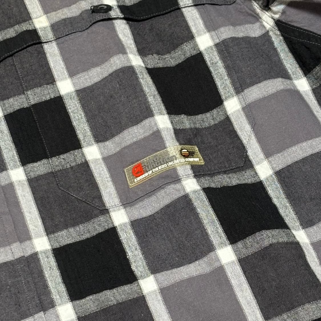 에코 펑션 멀티 체크 유틸리티 빅 실루엣 셔츠 상품이미지3