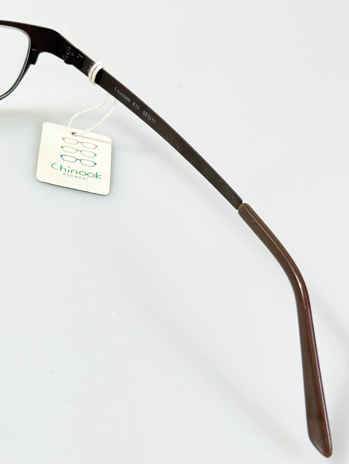CHINOOK 브라운 메탈 슬림 스퀘어 빈티지 안경 상품이미지6