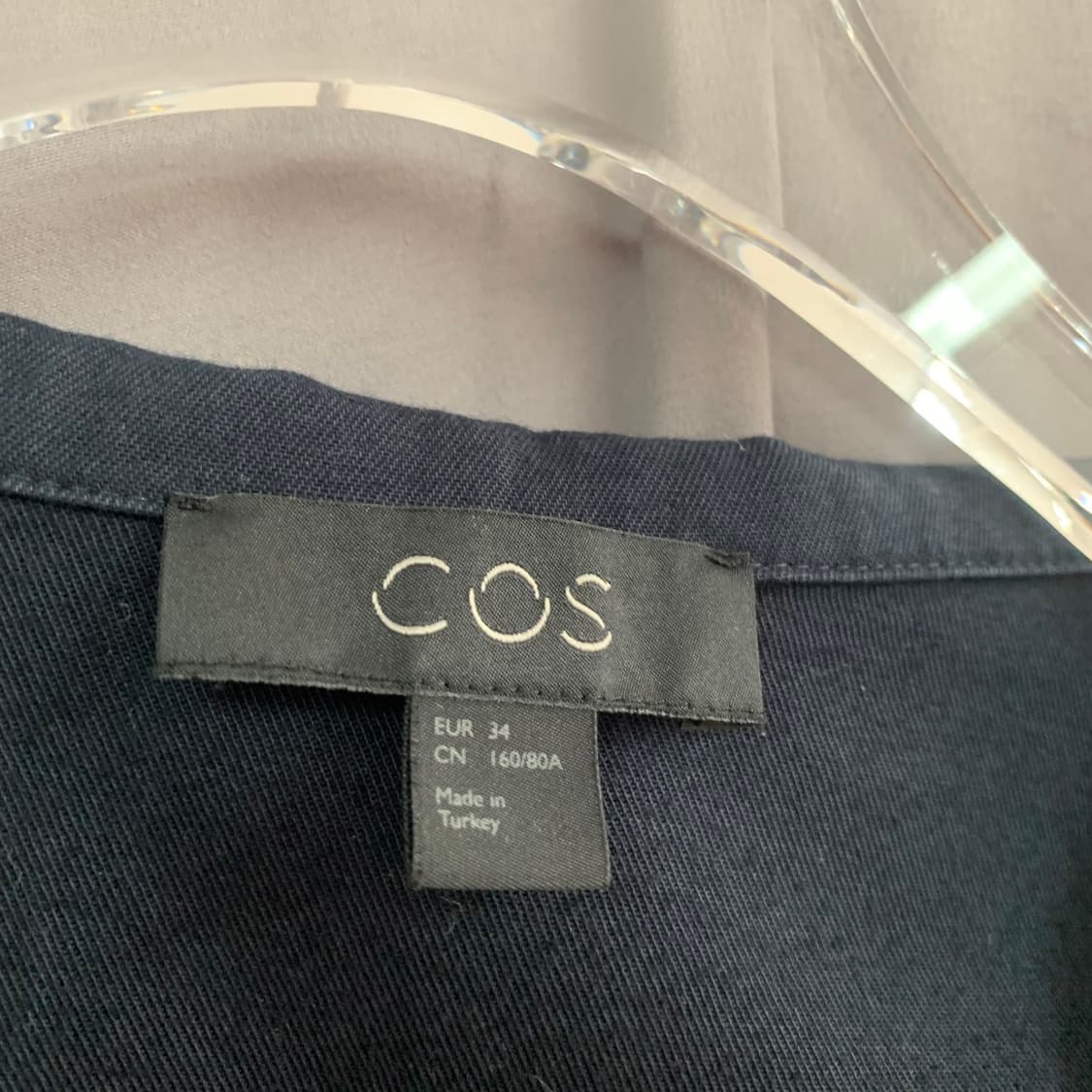 34 COS 코스 오버사이즈 카라 셔츠 원피스 상품이미지6