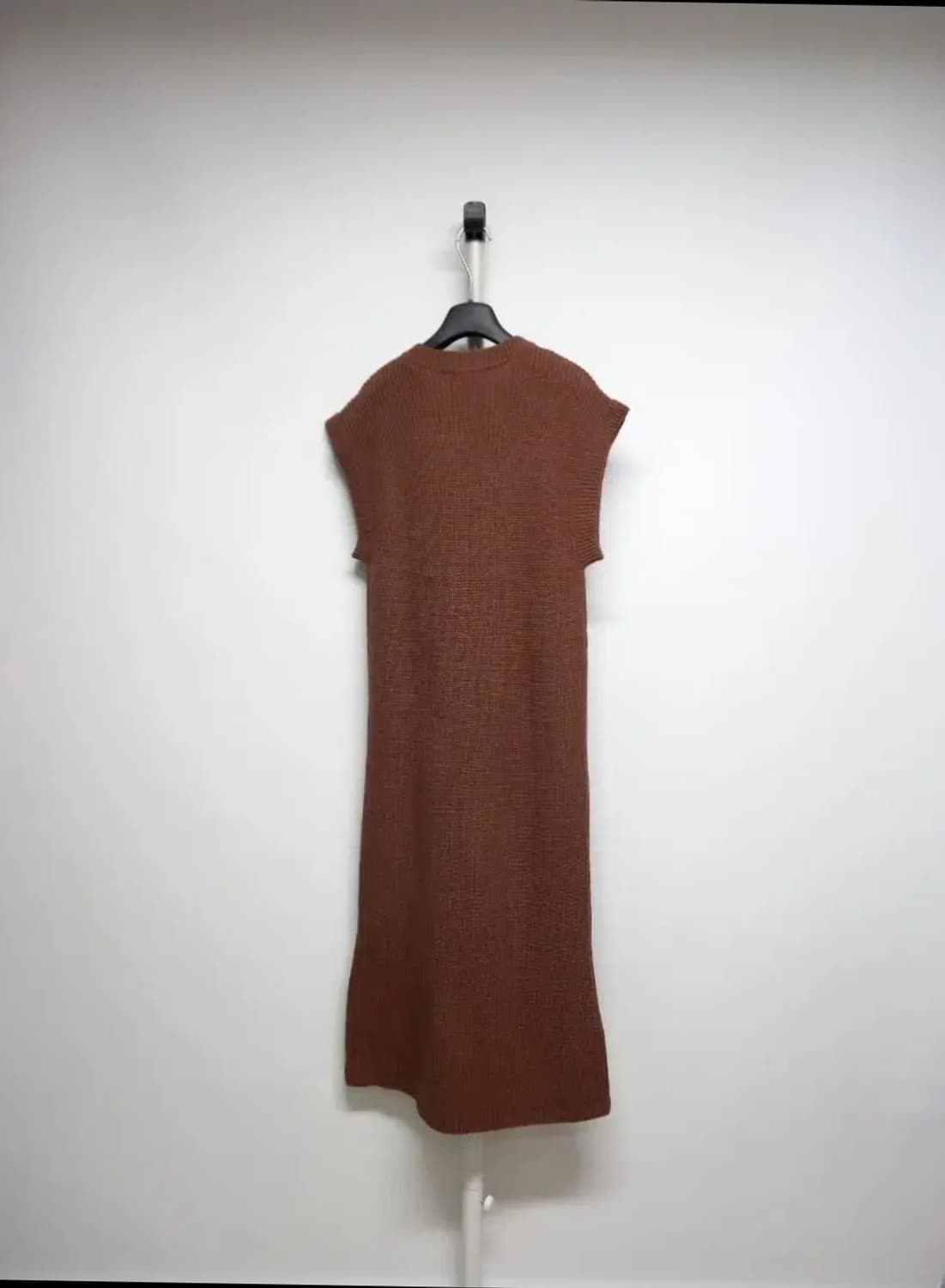 새 샌드베이지 맥시 니트 원피스 F 33-66 상품이미지2