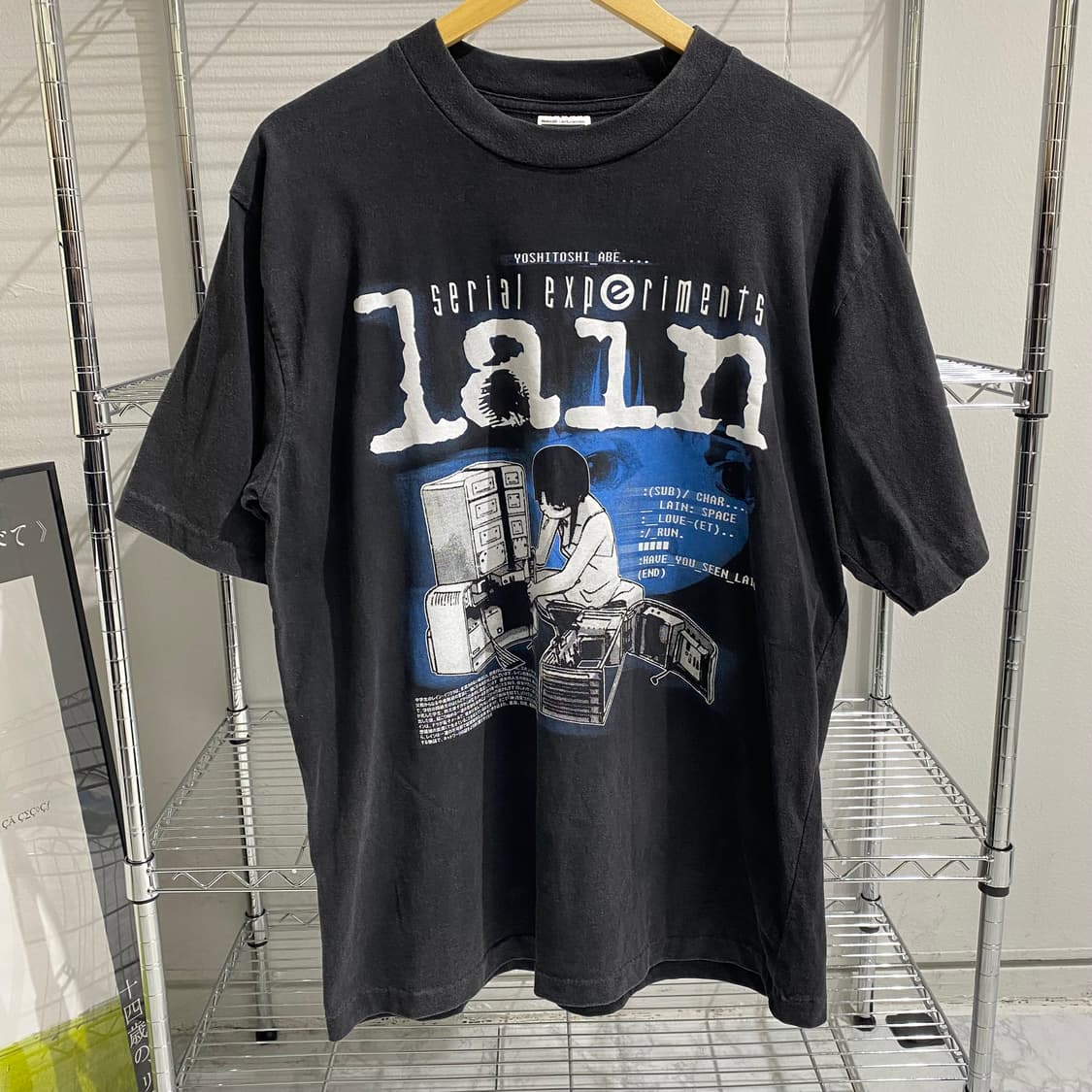 시리얼 익스페리먼츠 레인 부틀렉 애니메이션 티셔츠 애니티 상품이미지1
