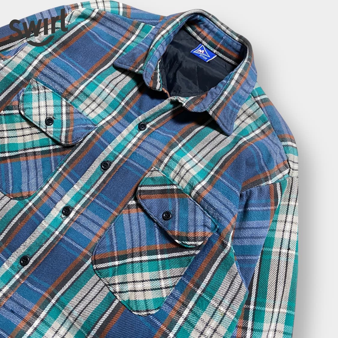 🌊80~90 mightmac quilting flannel shirts 상품이미지6