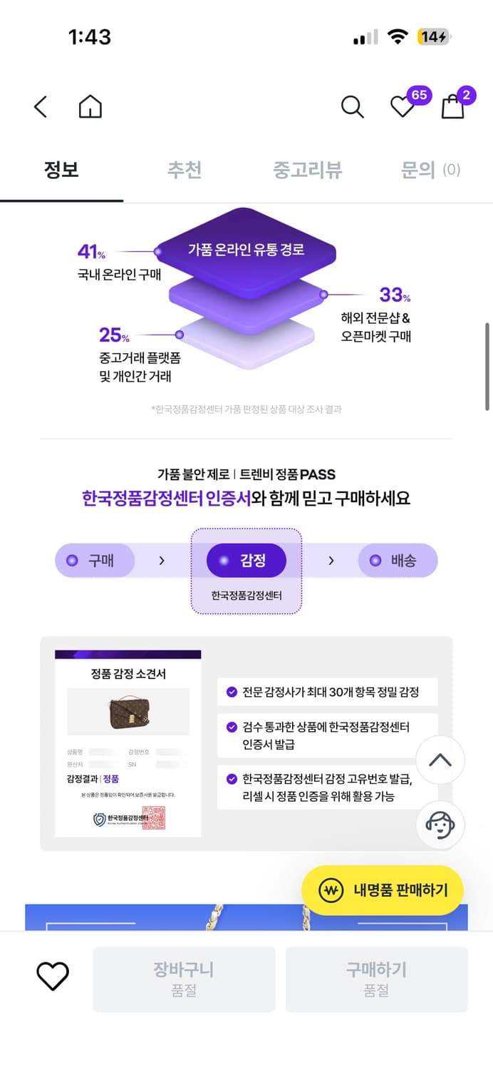 정품 버버리 체크 PVC 토트백 숄더백 상품이미지8