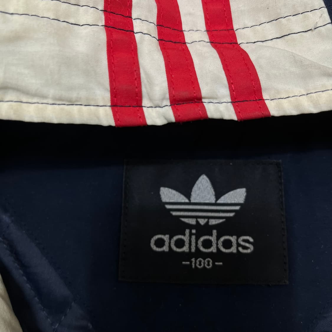 아디다스 올드스쿨 누빔 네이비 바람막이 자켓 L(100) 상품이미지7