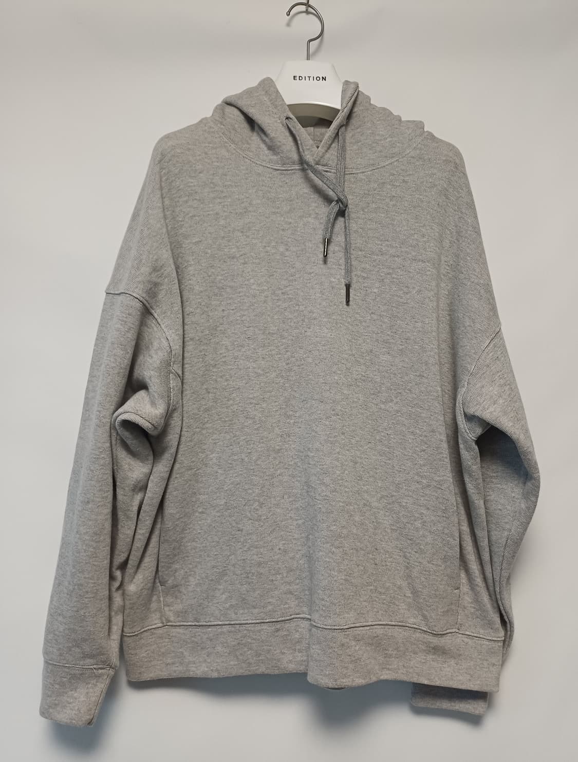 247시리즈 그레이 후드티 (오버핏) 상품이미지1