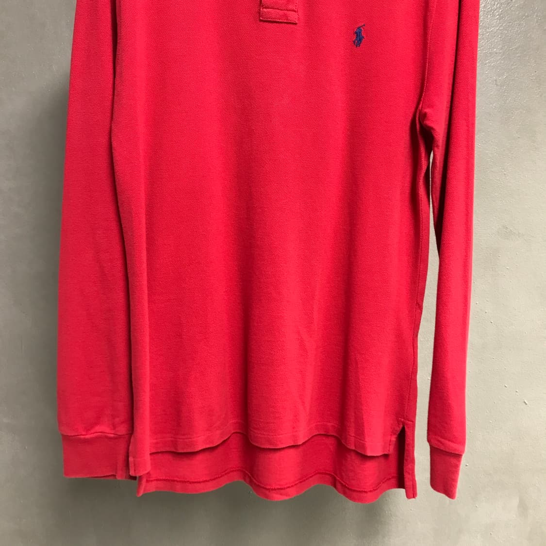 폴로 랄프로렌 PK 긴팔 카라티 레드 XL(W) 상품이미지3