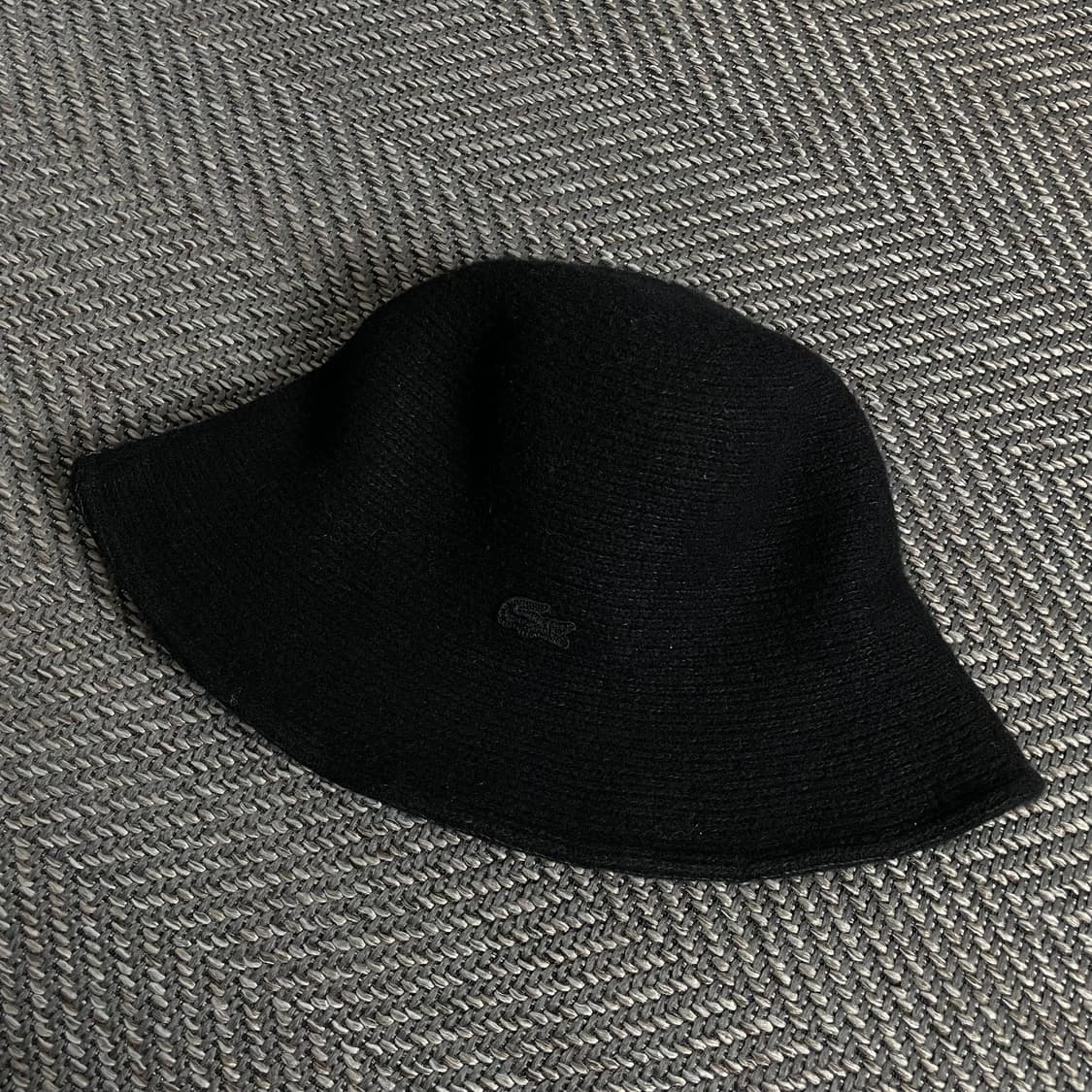 라코스테 자수로고 블랙 버킷햇y 3205 상품이미지2