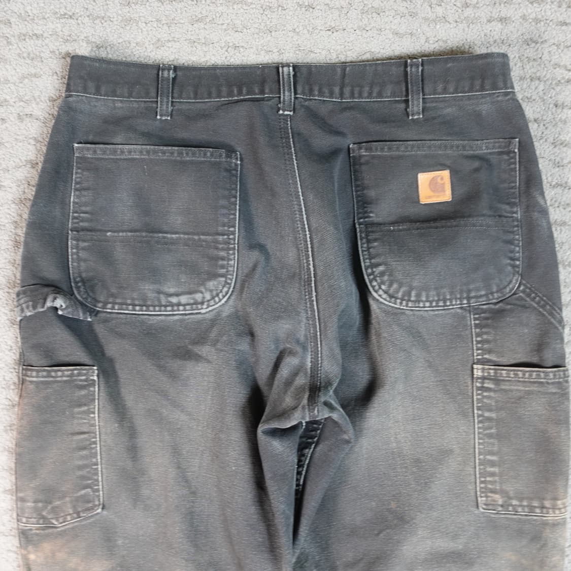 빈티지 칼하트 b11 싱글니 블랙페이딩 팬츠 36x30 상품이미지9