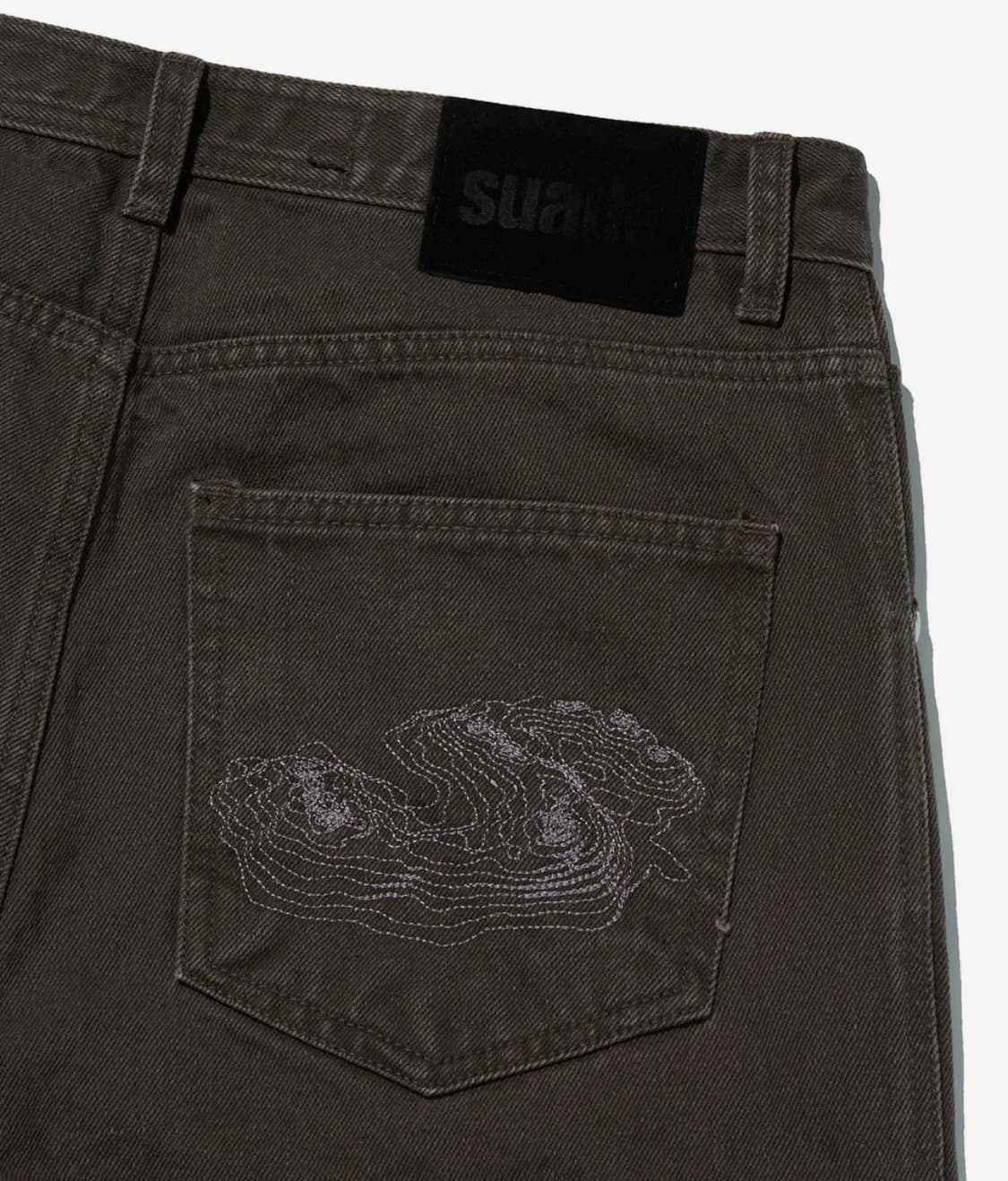 CONTOUR POCKET DENIM [BROWN] 상품이미지3