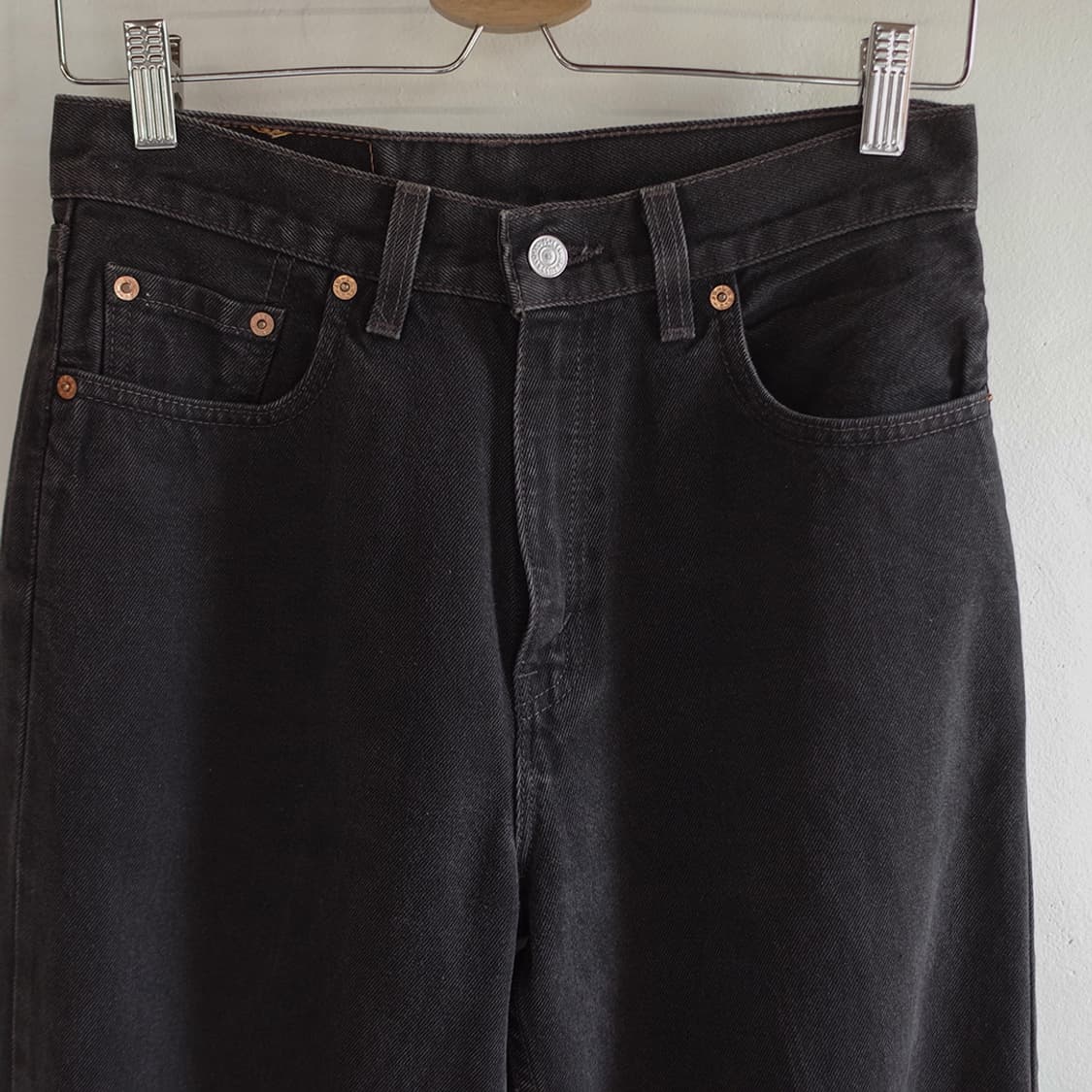 90's Levi's 560 Black Denim Pants 상품이미지2