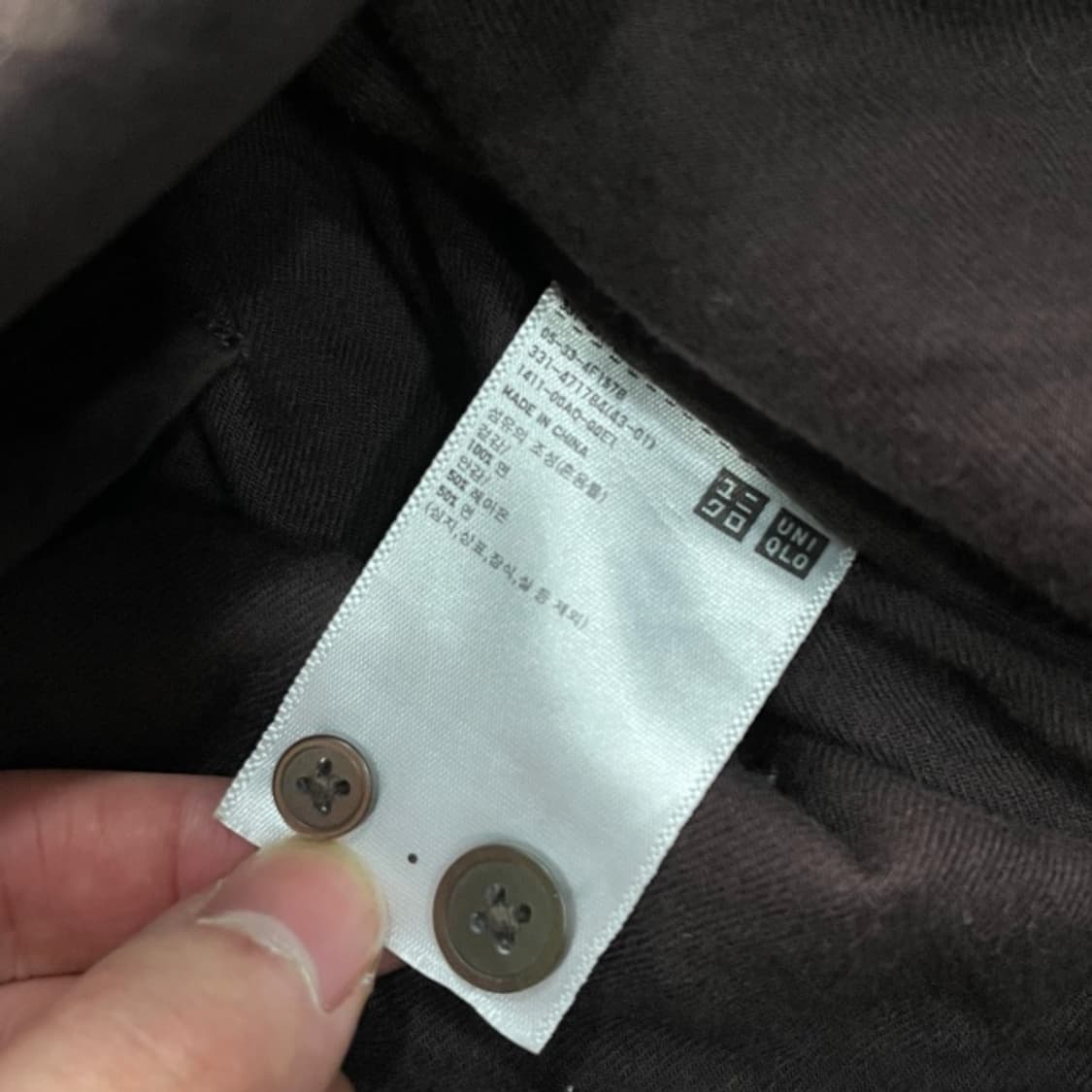 100 유니클로 U 유틸리티 오버핏 셔츠  상품이미지4