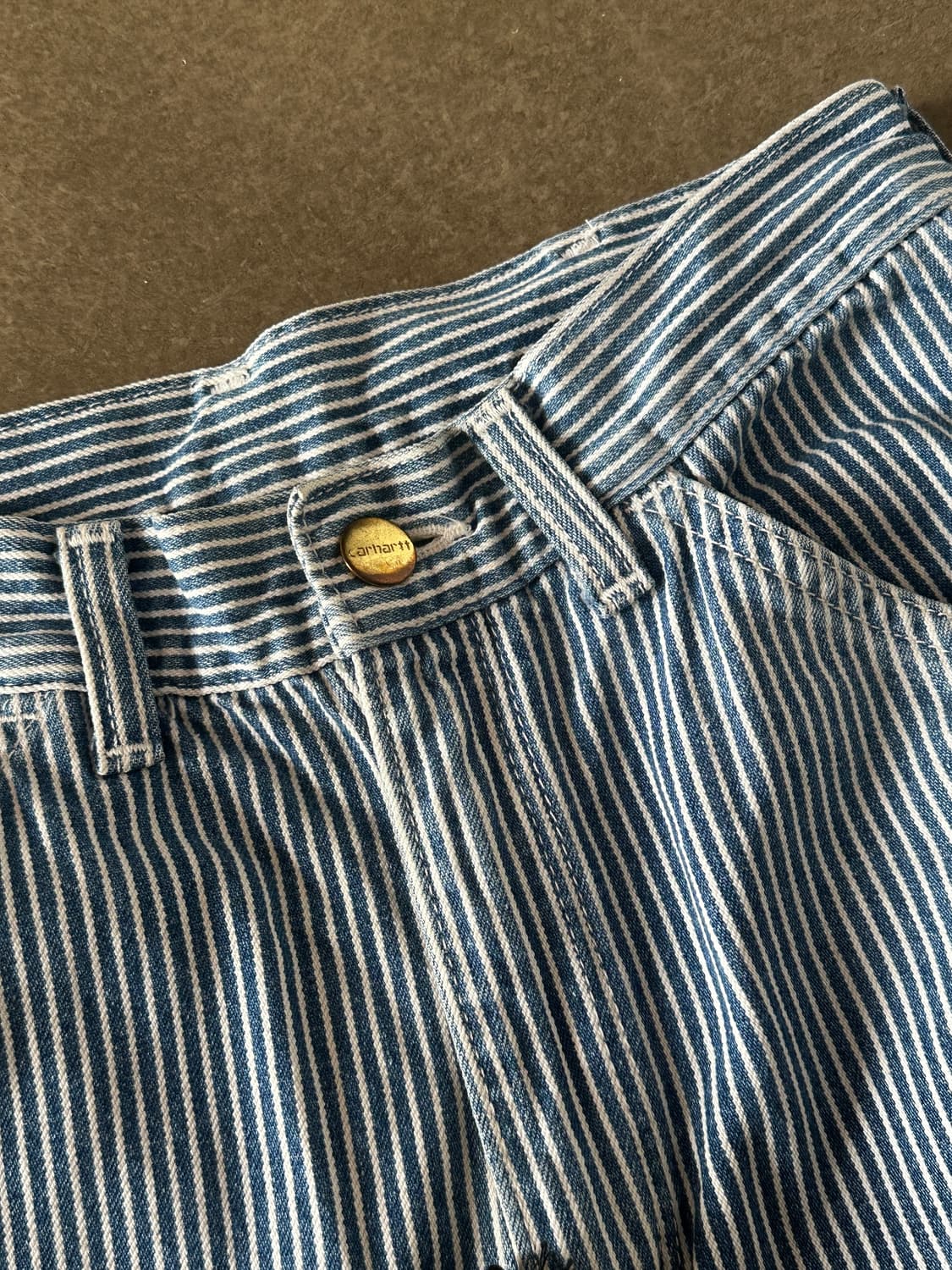 Carhartt Hickory Stripe Work Pants 상품이미지5