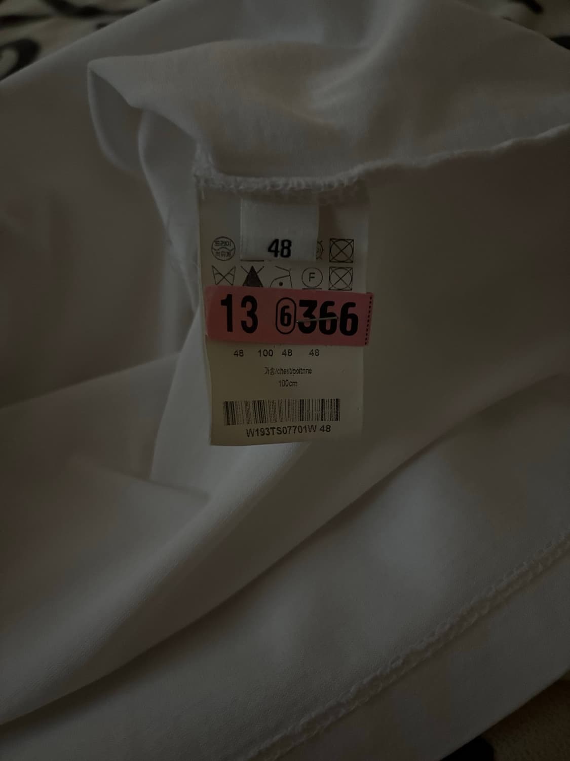 [ 정품 48 size ] 우영미 백로고 반팔 상품이미지6
