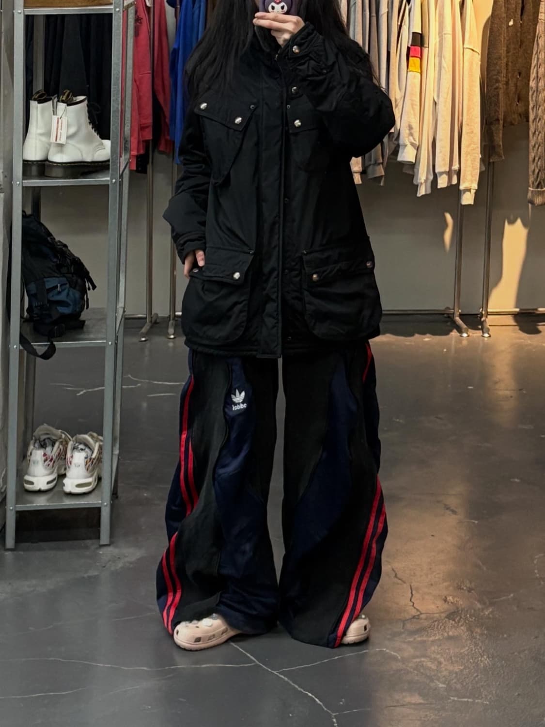 폴로랄프로렌 블랙 나일론 유일리티 파카 A2822 상품이미지1