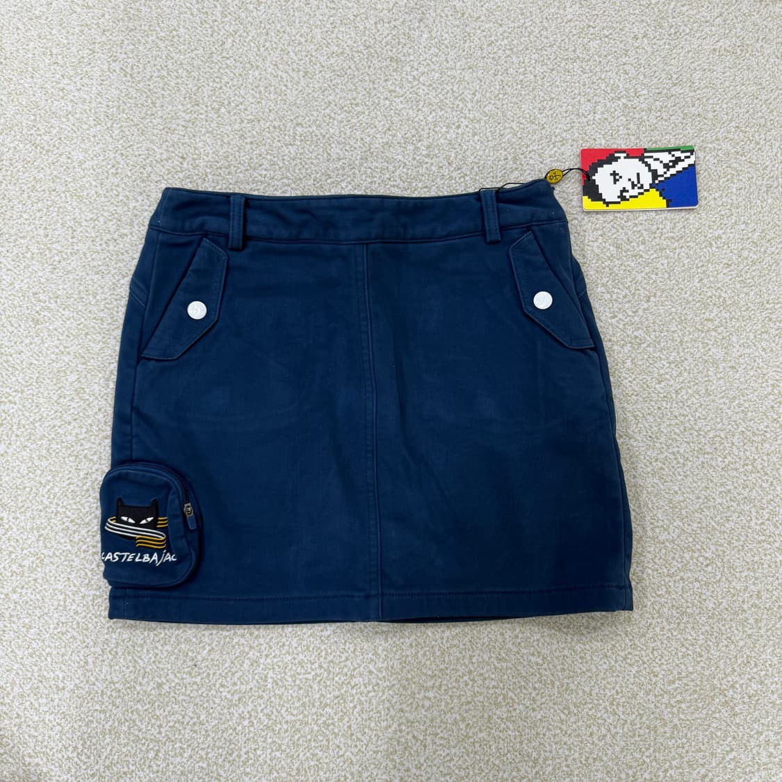 [64] 새상품 까스텔바작 기모 골프스커트 0105T1 상품이미지1