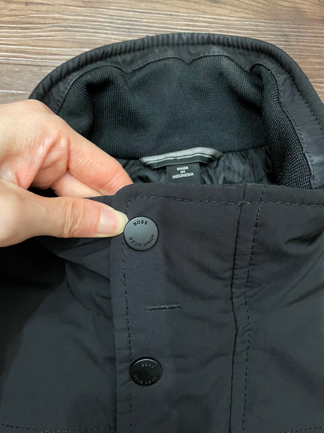 휴고보스 Hugo Boss 클래식 블루종 자켓 블랙 48 상품이미지5