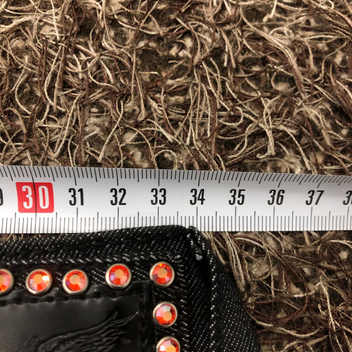 26 로빈스진 블랙 워싱 데님 팬츠 상품이미지7