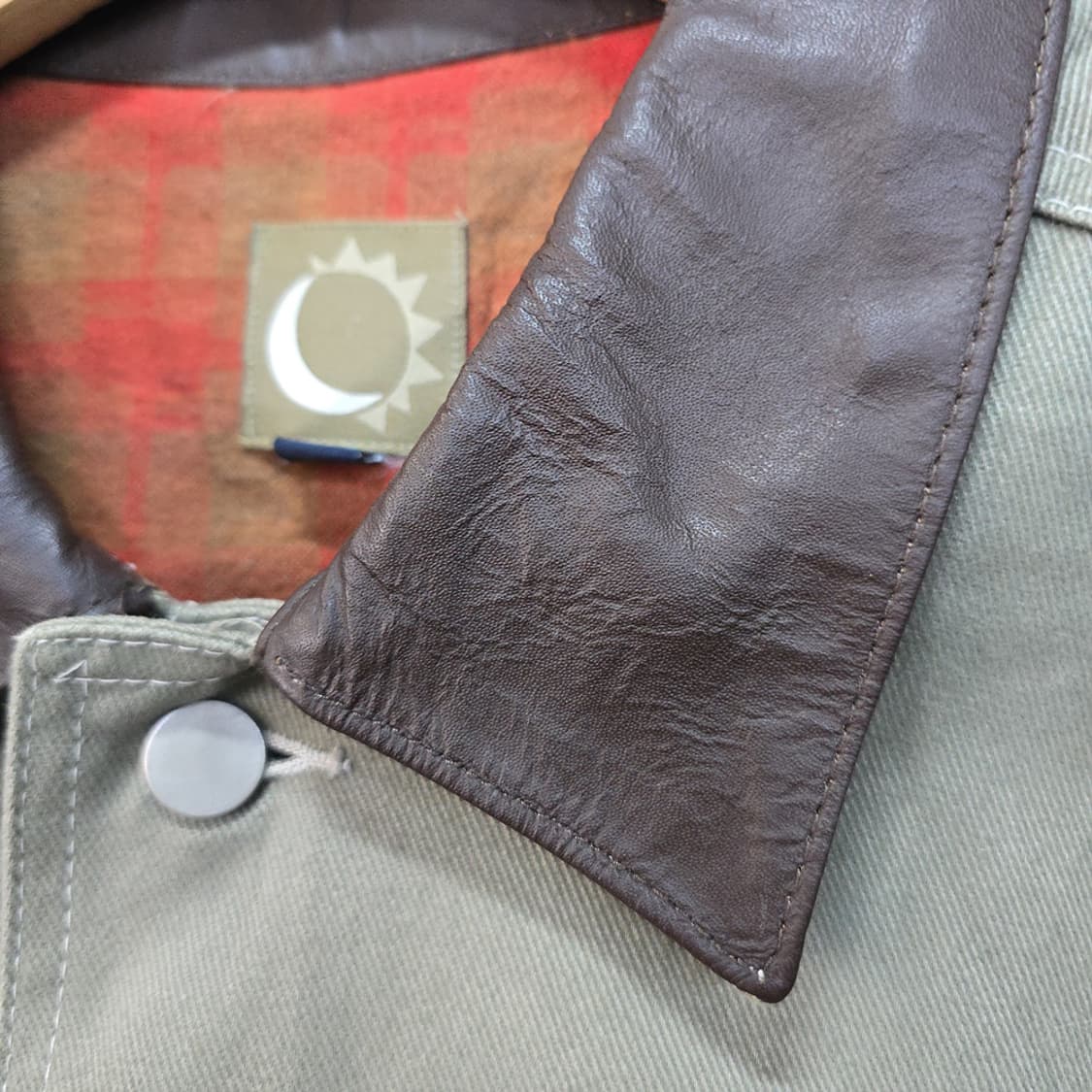 레더카라 워크 자켓 M 상품이미지5