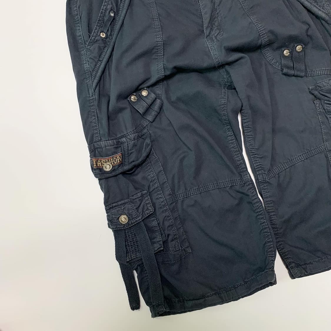 그런지 멀티포켓 카고 반바지 상품이미지3