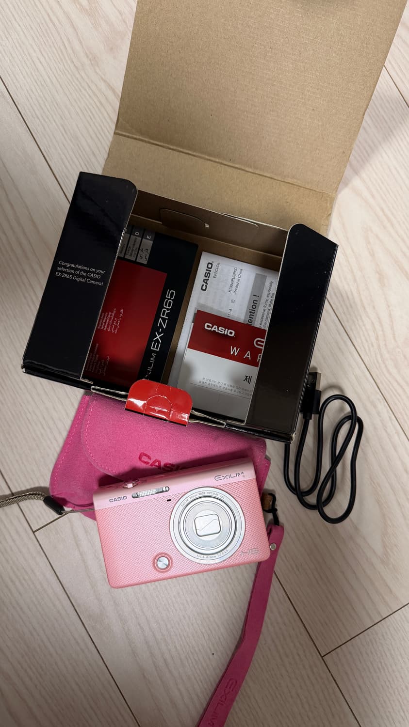 초 희귀 카시오 casio exilim ex-zr65 핑크 판매합니다 상품이미지1