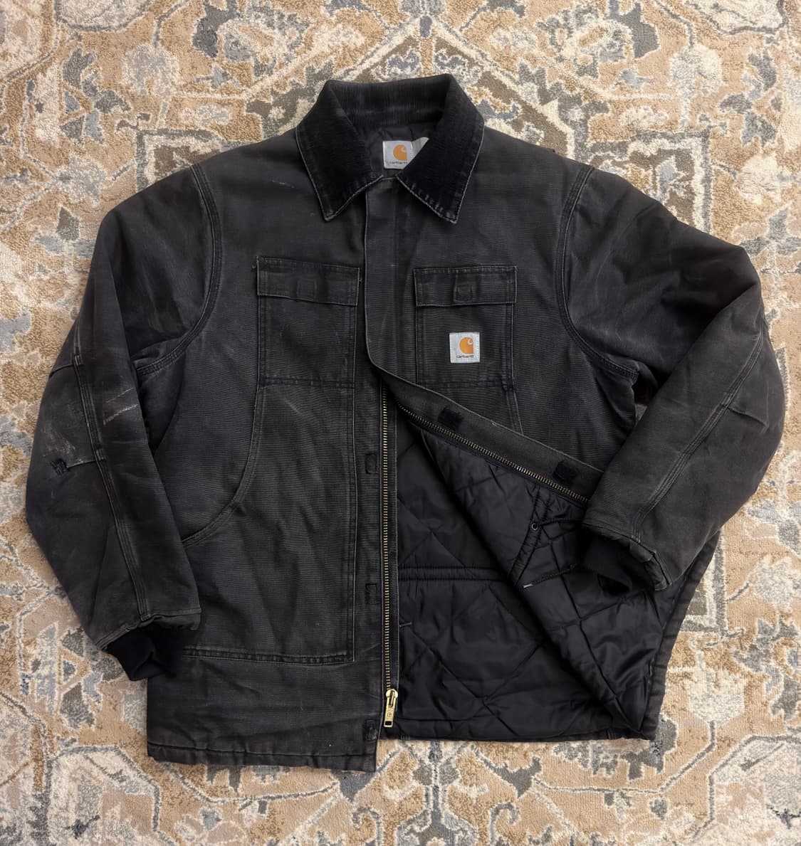 [칼하트] 오리지널 USA C03 챠콜 트래디셔널 코트 XLT 상품이미지2