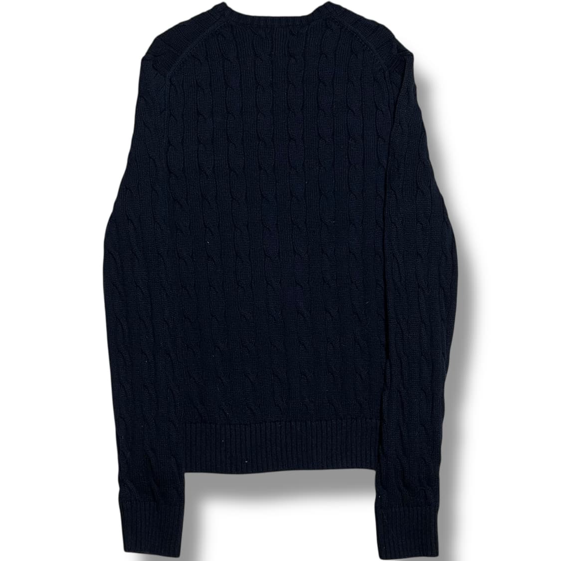 Polo Ralph Lauren 코튼 네이비 라운드넥 니트 상품이미지2