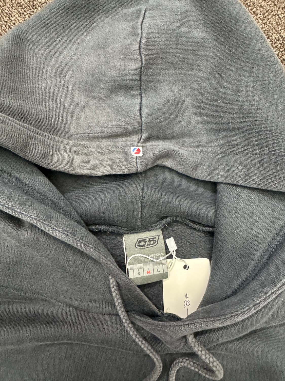 M)55DSL 디젤 빈티지 자수 프린팅 후디 상품이미지3