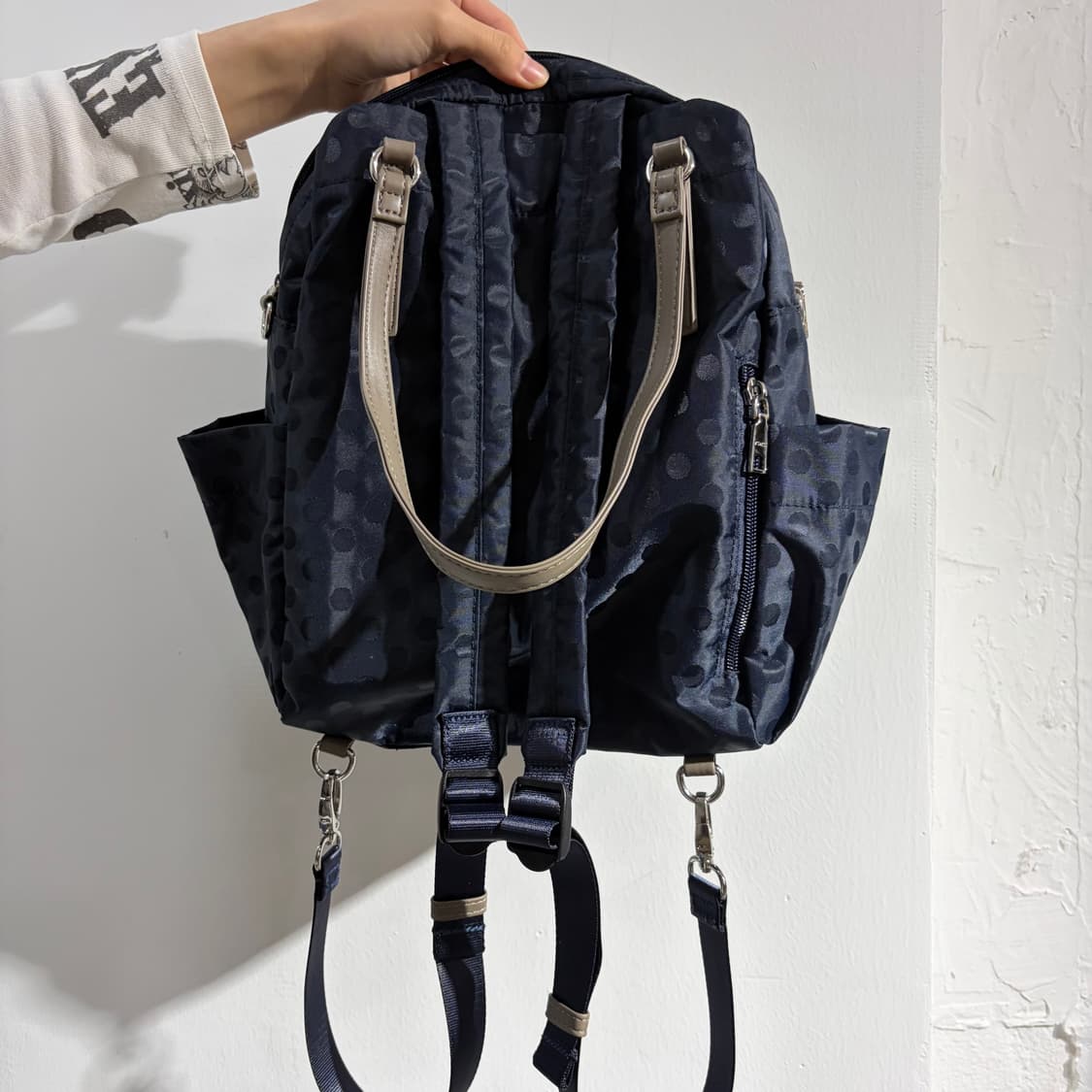 Y'SACCS 요지 야마모토 도트 백팩 가방 상품이미지7