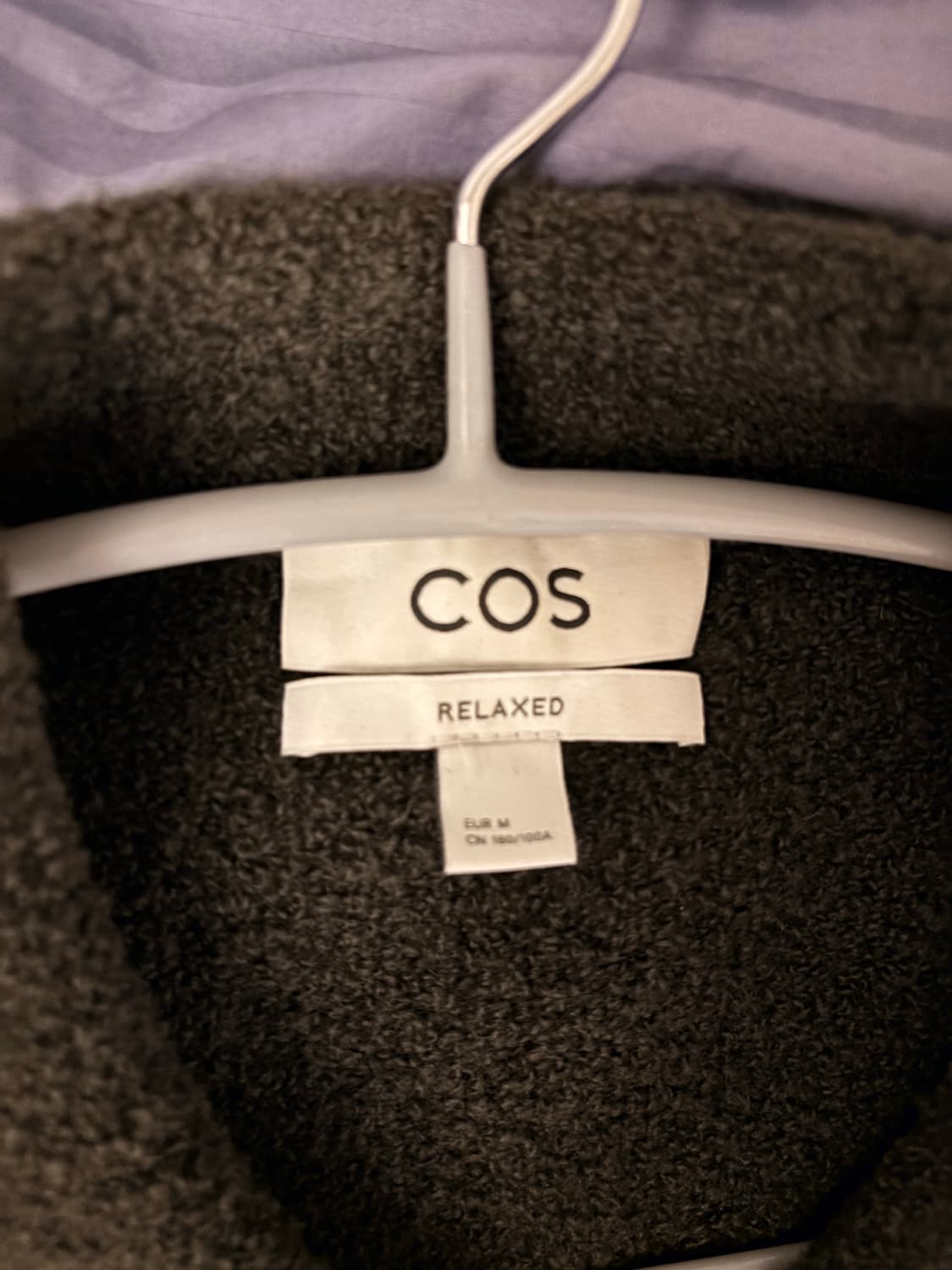 COS 코스 부클레 니트 가디건 올리브 M 상품이미지2