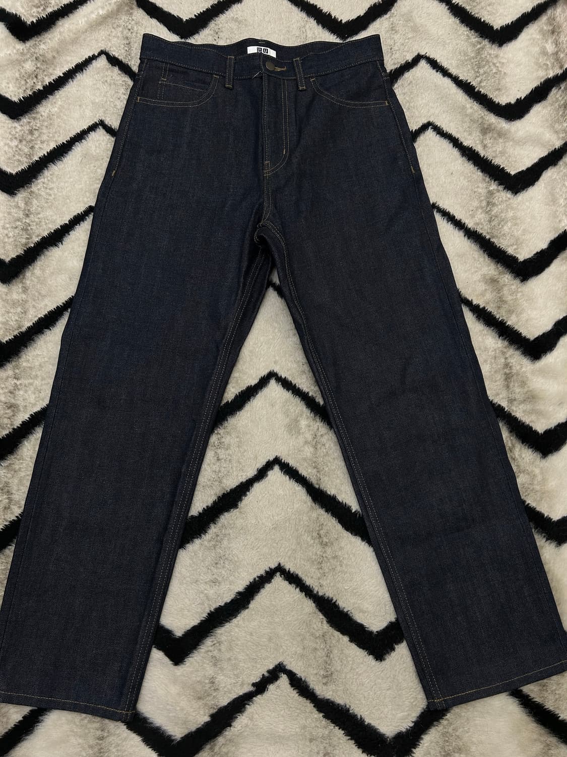 [29]유니클로U 레귤러핏 셀비지 데님팬츠/생지 상품이미지2