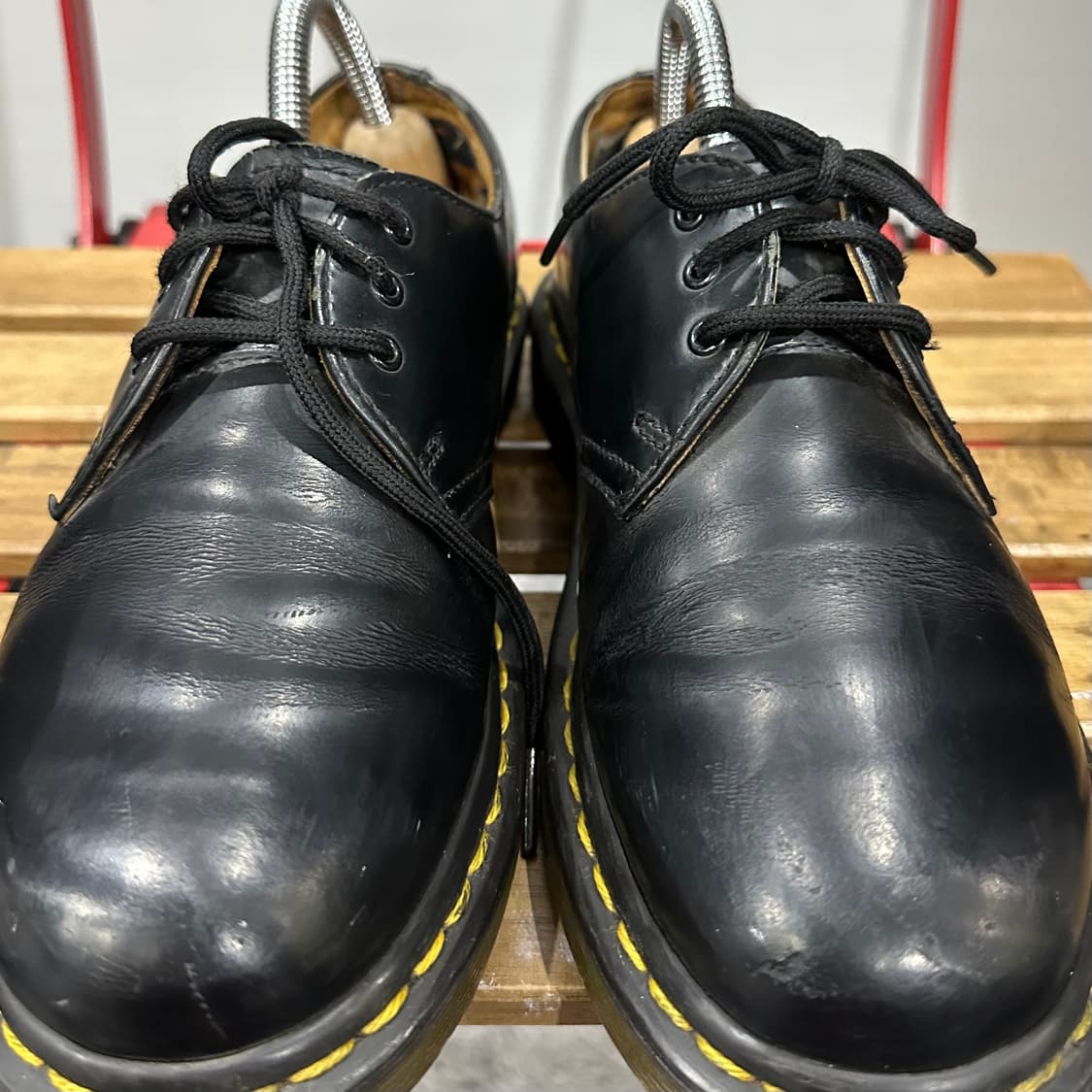 UK4) 230-235 닥터마틴 로퍼 여성 여자 구두 1461 블랙 스무 상품이미지3