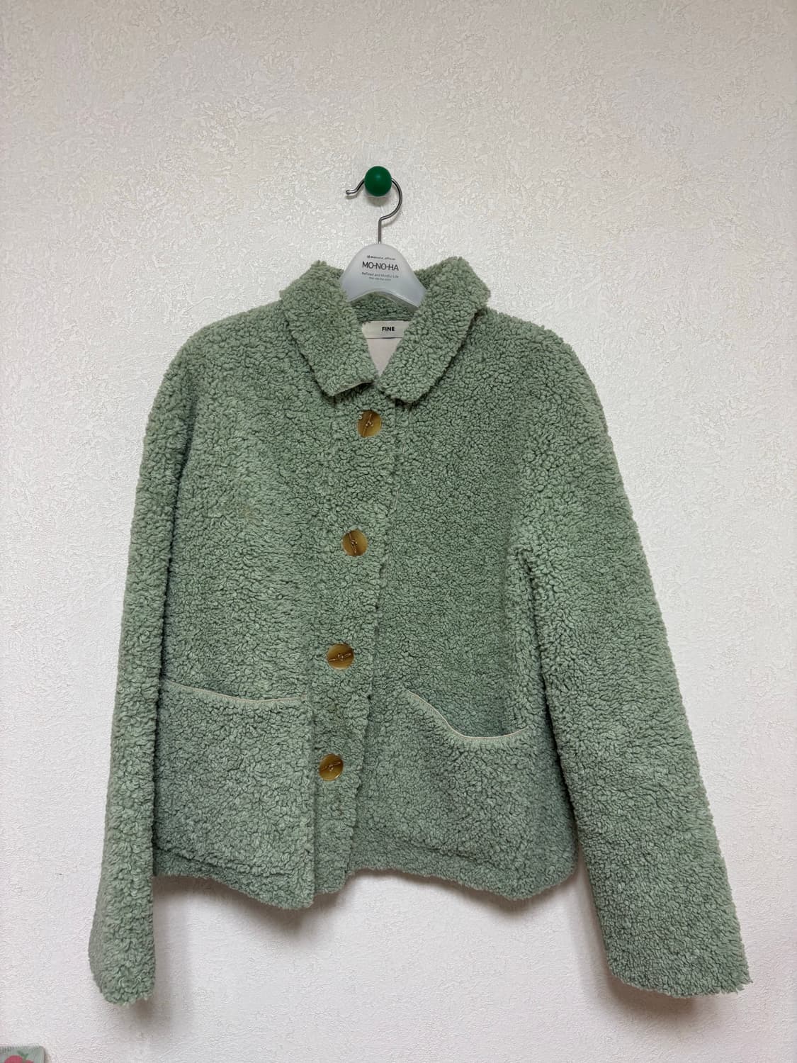 민트 무스탕 상품이미지1