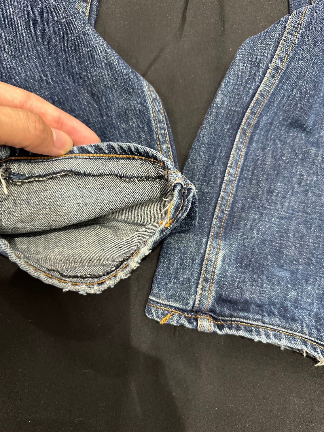 스톤아일랜드 레귤러 테이퍼드 워싱 진 (W29) 상품이미지10