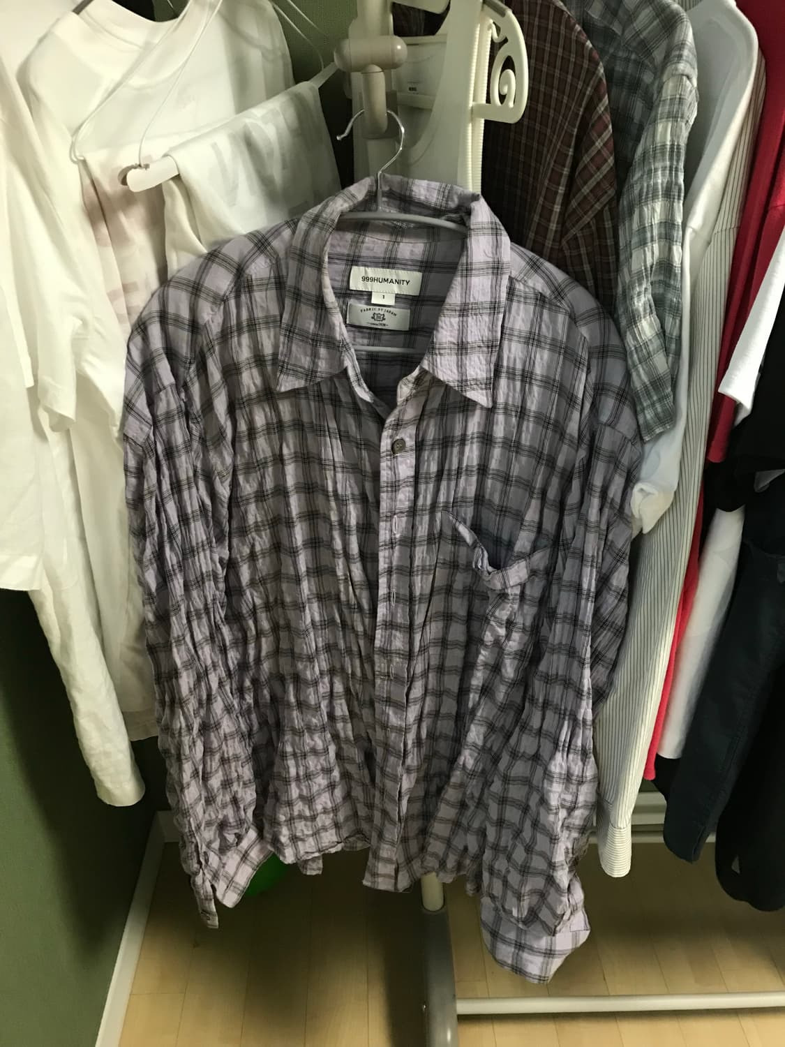 999humanity Easy Check Shirts V2 상품이미지2