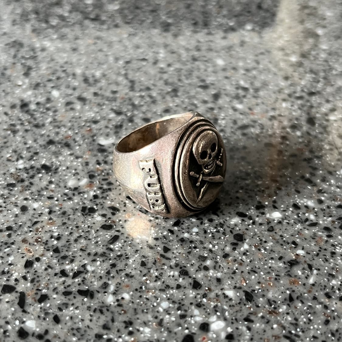 네이버후드 스컬 실버링 상품이미지3