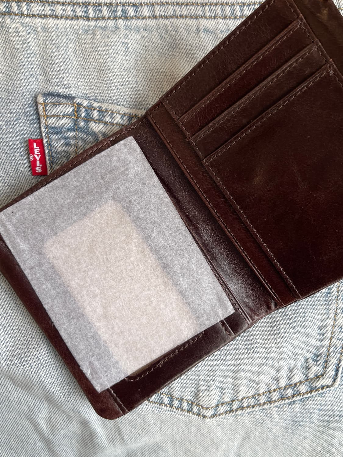 오일브라운 소가죽지갑 빈티지 무드 상품이미지5