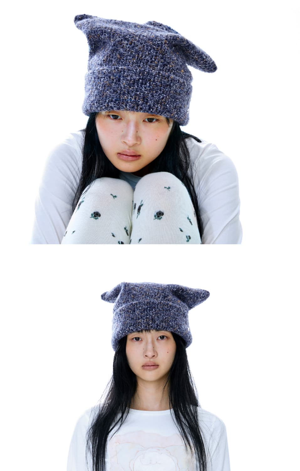 코이세이오 와이드 캣 비니 퍼플 상품이미지2