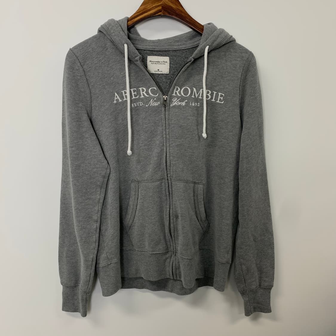 아베크롬비 y2k 와투케 그레이 후드집업 상품이미지2